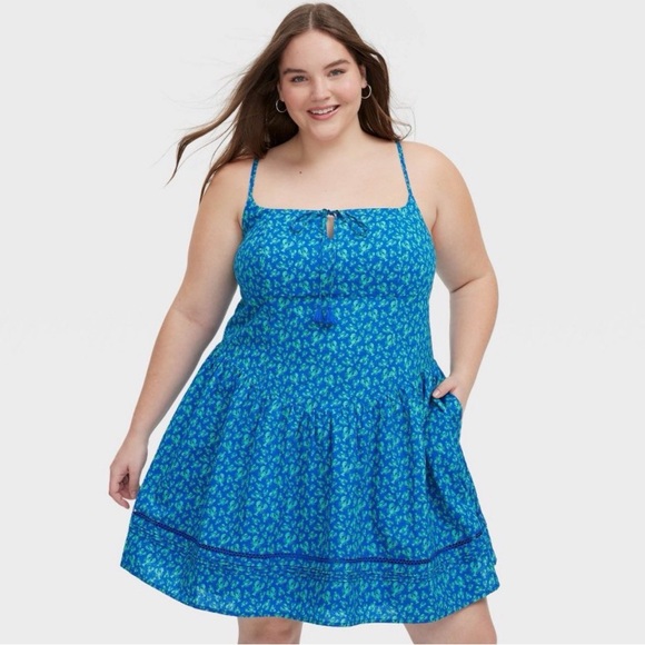 NWT Roller Rabbit x Target Lobsters Drop Waist Mini Dress - Picture 2 of 6